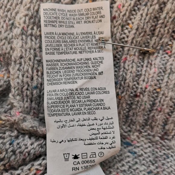 A Mtl 1980 Ladies Cowl Neck Long Sleeve Loose Fit Sweater / Tunic - Picture 5 of 7